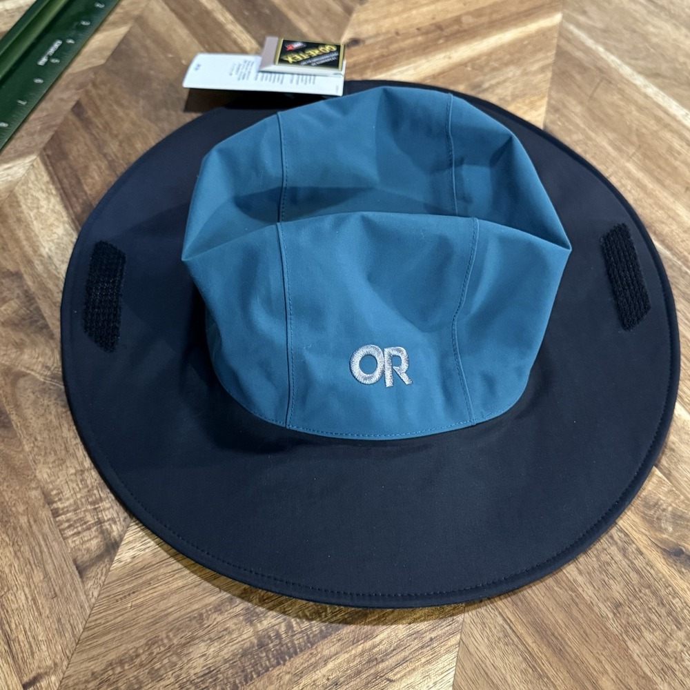 Outdoor Research Hat OR Seattle Rain Gore Tex Waterproof Size Large‎ UPF50+ New